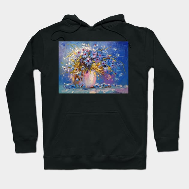 Bouquet of cornflowers Hoodie by OLHADARCHUKART